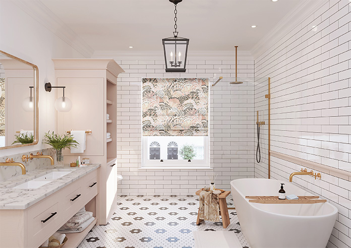 Maggie, Blush - Roman Blind - Image 8